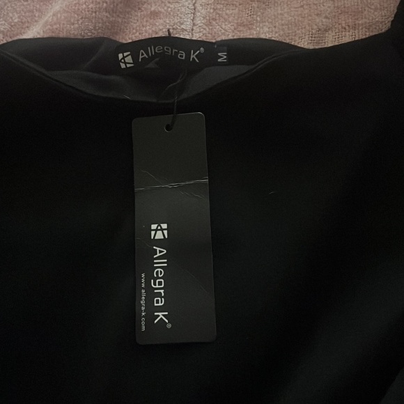 Allegra K Black Peplum Blouse - Picture 2 of 2